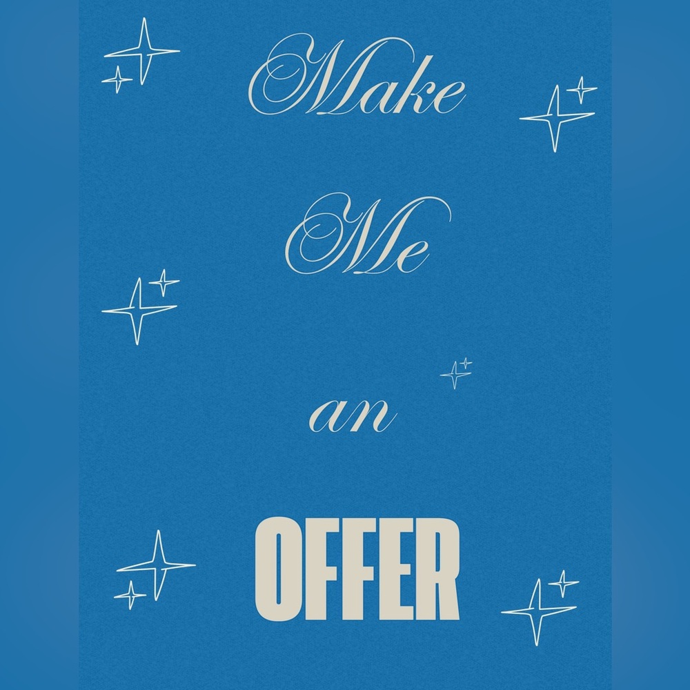 Offers Welcome!